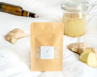 Dehydrated Ginger Bug Starter Culture 5g | Gingerbug Wild Yeast Live Culture | Ginger Beer Brewing Gift | Live Culture Home Fermenting