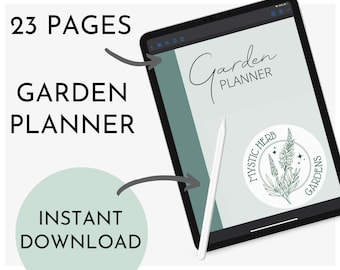 Digital Garden Planner | Printable Gardening Organiser | Vegetable Gardening Plant Organiser | Homestead Planner | Planting Planner