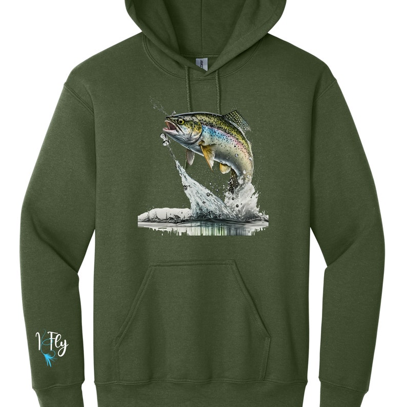 Hunting and Fishing Hoodie, Fly Fishing Hoodie, Hunting and Fishing