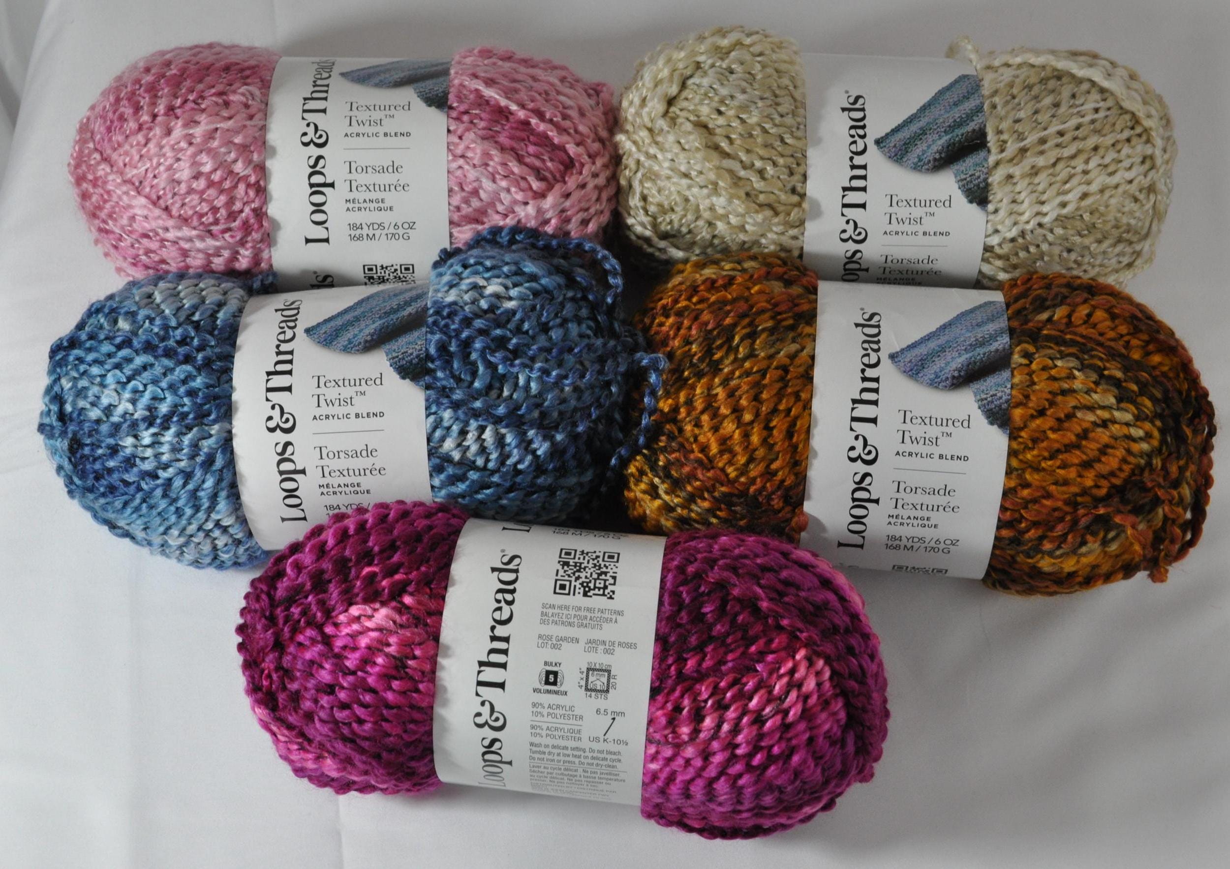 Big Twist Acrylgarn - 300 M Babyrosa, Weich & Perfekt Zum Stricken & Häkeln