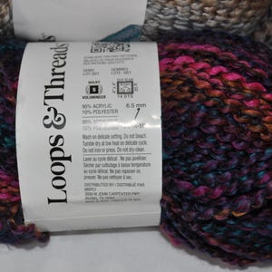 Loops & Threads Textured Twist Yarn: Bulky Acrylic Blend (184 yds) image 7