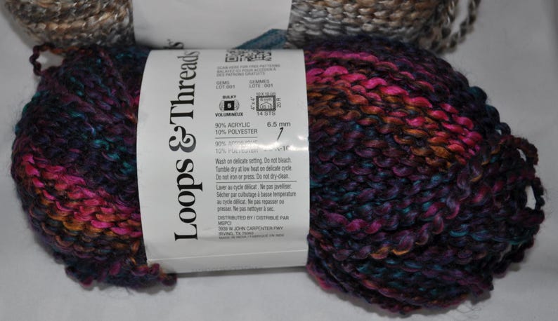 Loops & Threads Textured Twist Yarn: Bulky Acrylic Blend (184 yds) image 7