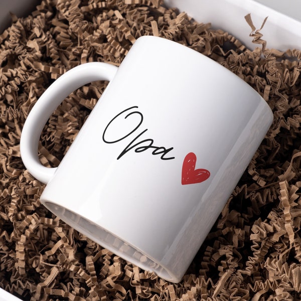 Personalisierte Fototasse für Opa // Geschenk für Opa // Kaffeetasse