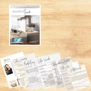 Real estate sellers guide Canva template download