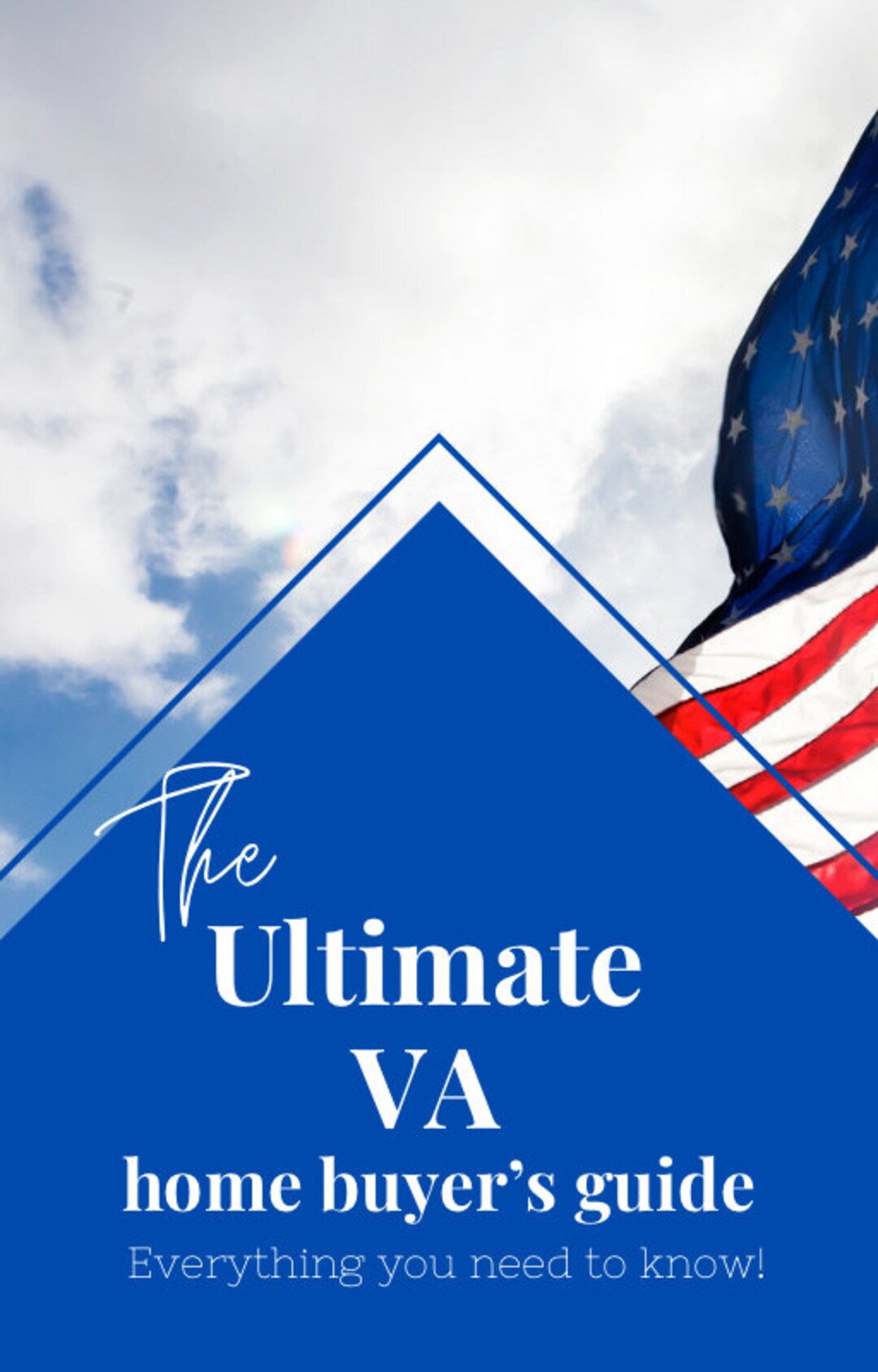 Editable Canva Template Real Estate VA Loan Military Home Buyer Guide