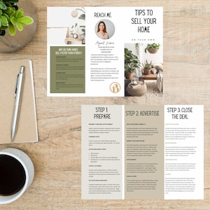 Plantilla Canva de marketing de FSBO / Venda su casa por su cuenta / Kit de herramientas para agentes inmobiliarios