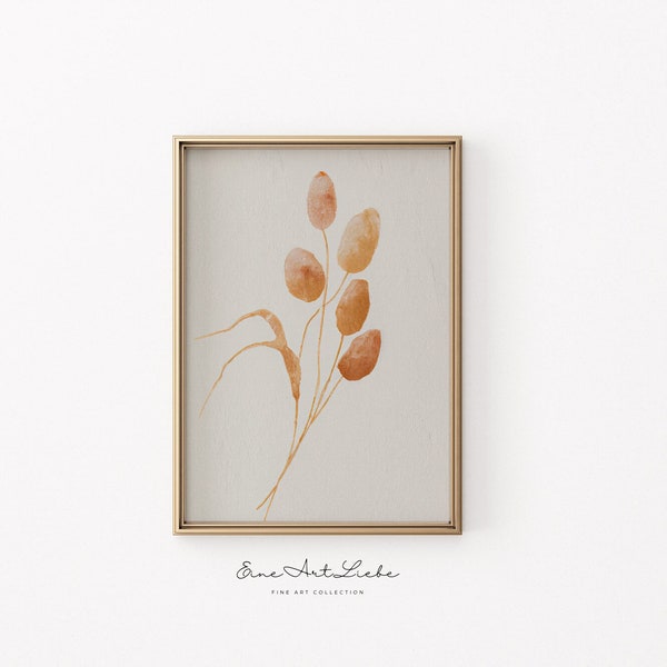 Printable Botanical Art / Wall Art Print / Instant Download / Digital ART / Aquarelle Painting / Kitchen Art / Farmhouse Decor