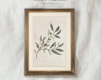 Olive Branch Botanical Print French Country Farmhouse Printable (Digital Download) EAL_446