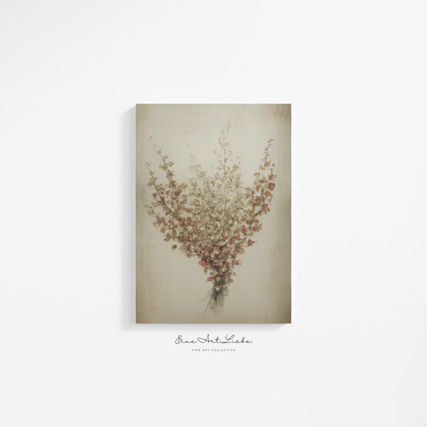 Wildblumen Kunstdruck / Botanische Druckbare Wandkunst /  Blumenstrauß / Digitaler Download / Sofort Download