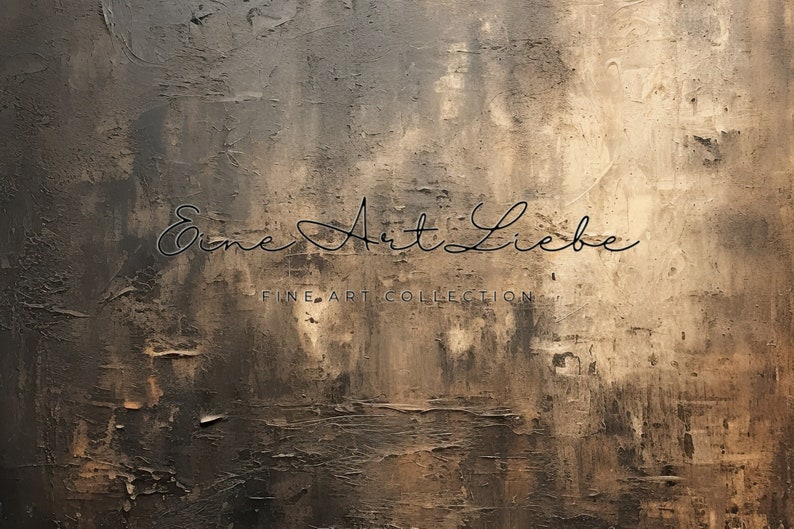 May include: A textured brown and beige background with the text "Eine Art Liebe" and "Fine Art Collection" in black.