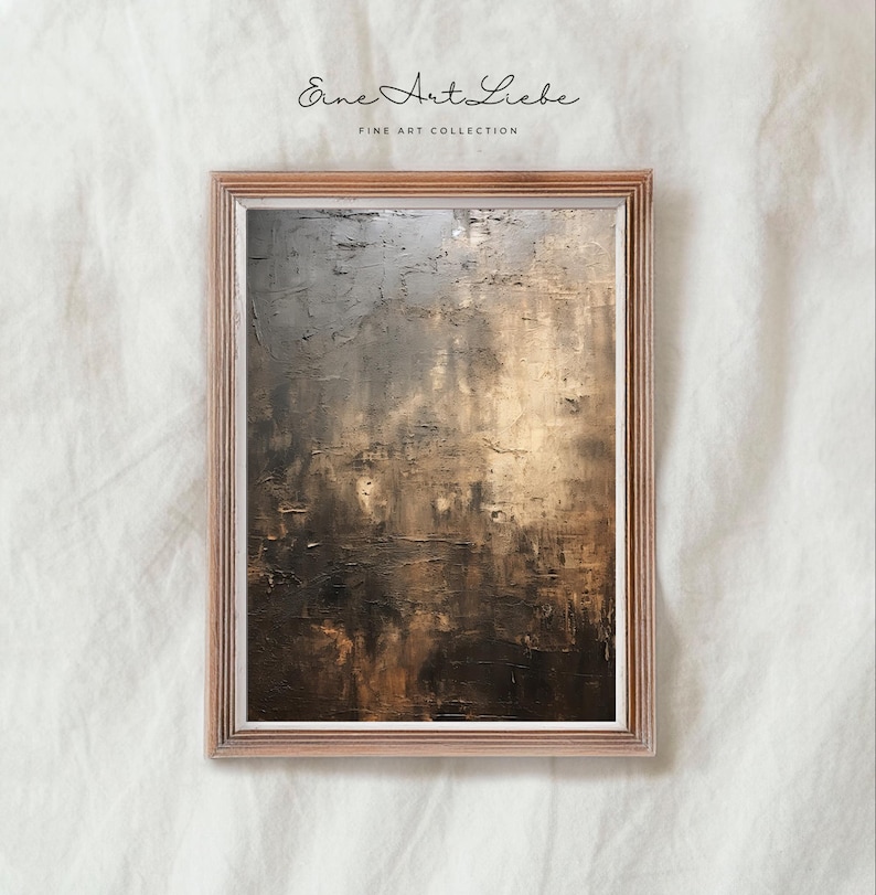 Dark Wabi Sabi Art Print Modern Abstract Wall Art Contemporary Wall Art Print Japandi Modernism Digital Art image 10
