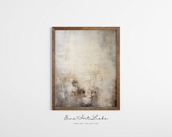 Abstract Wabi Sabi Art Print: Japandi Wall Decor (Instant Download)