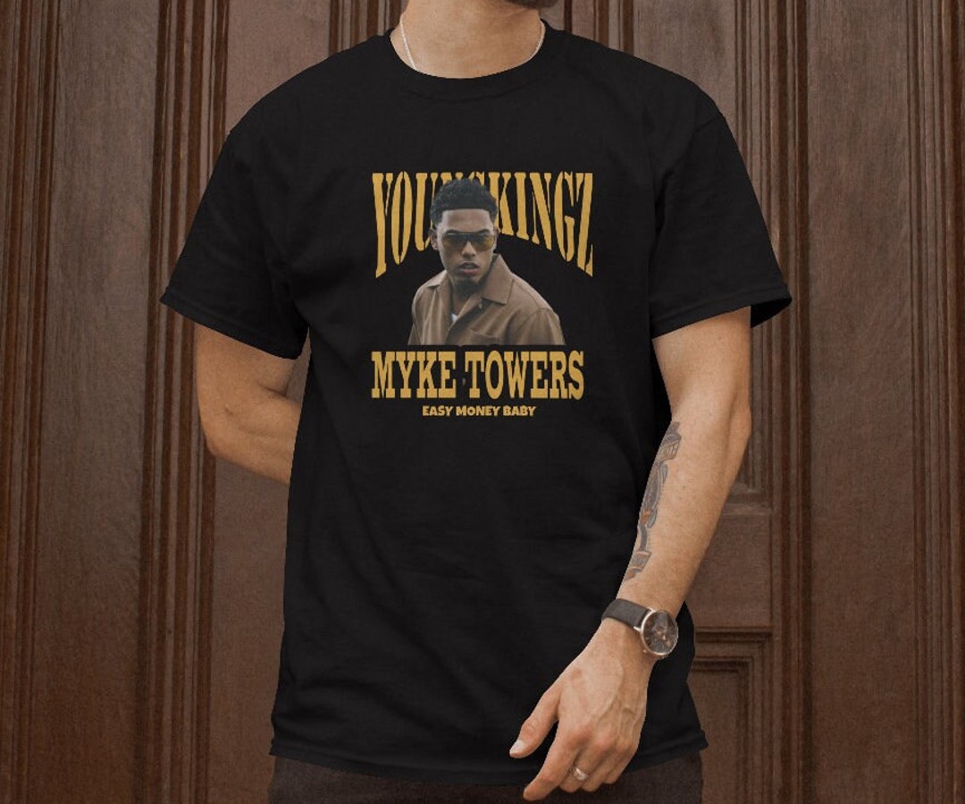 Camiseta Mike Towers Camiseta Gru00e1fica De Hip-hop De Estilo Y2K