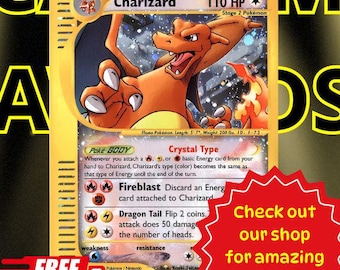 Pokemon Card Charizard Crystal Type #089