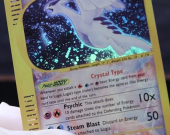 ポケモンカードゲーム Lugia Crystal Type Pokemon Card Lugia Crystal vintage Pokemon Card E series 090/087 Japanese