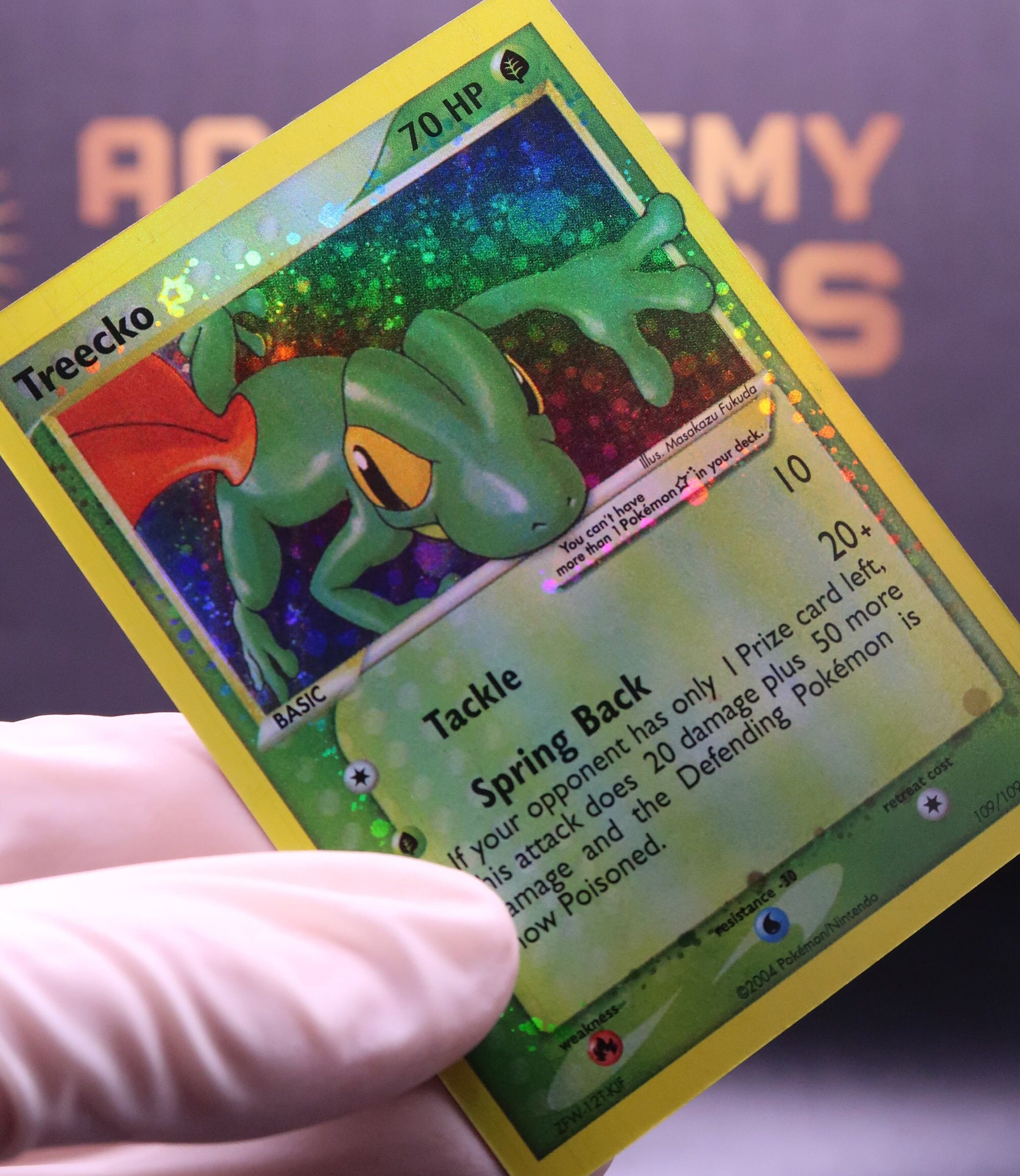 Pokemon Card Treecko Gold Star Team Rockets Return