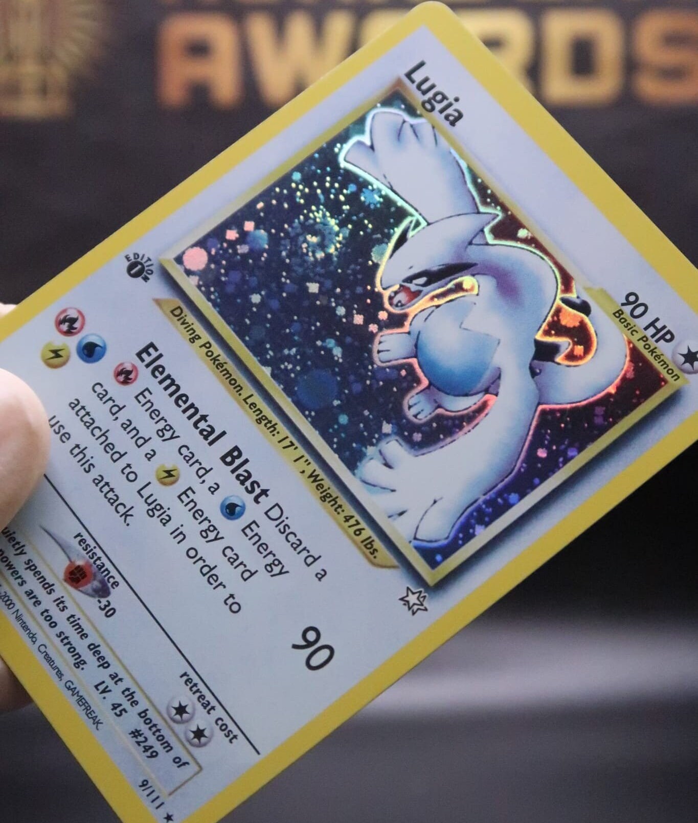 Pokemon Card Lugia 1st Edition Holo Neo Genesis