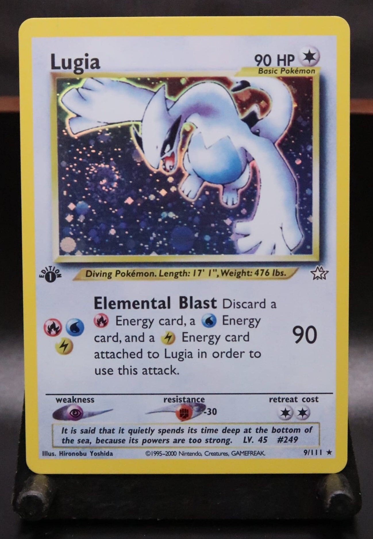 Pokemon Card Lugia 1st Edition Holo, Lugia Neo Genesis Pokemon Card Lugia 1st Edition Holo, Lugia Neo Genesis