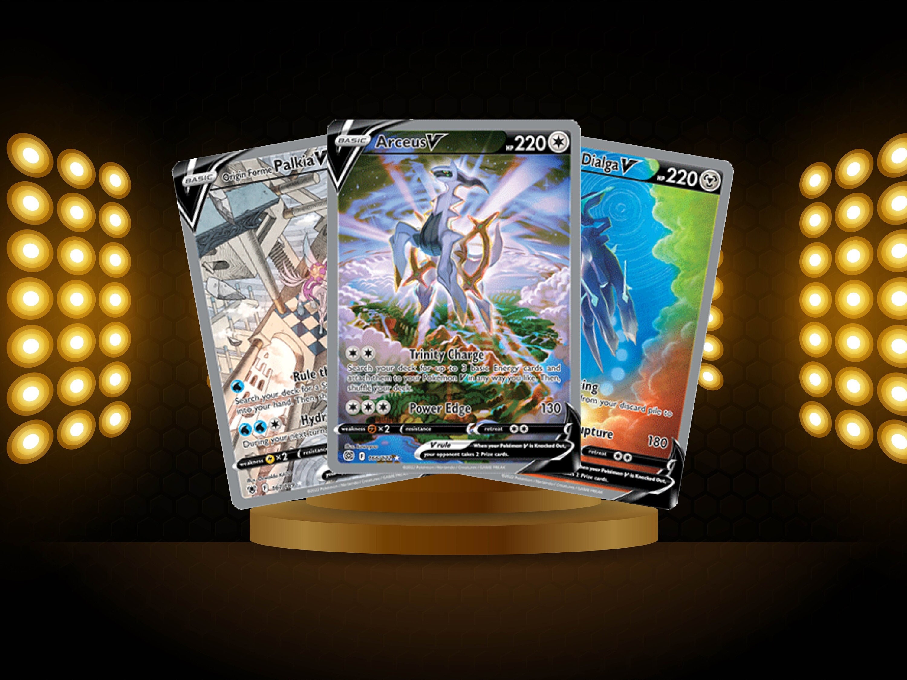 NEW Pokemon Cards English Version Holographic Miraidon EX Arceus