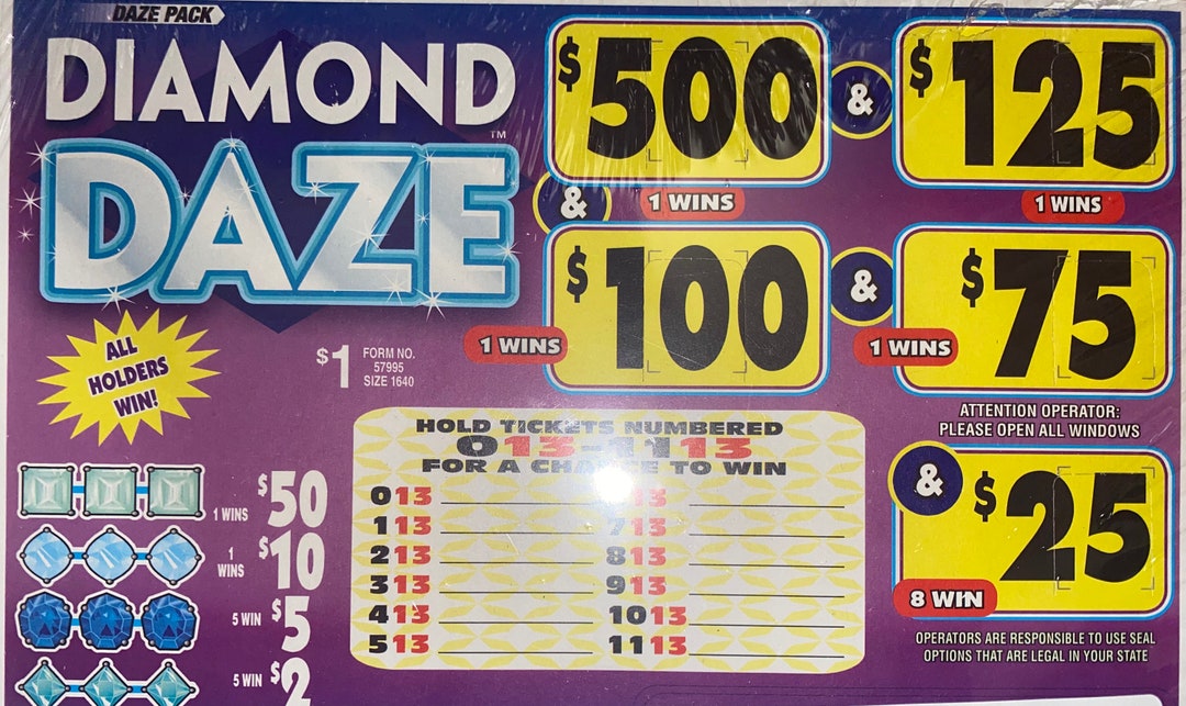 Diamond Daze Pull Tabs Etsy