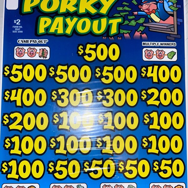 Pull Tabs Tickets Instant Etsy