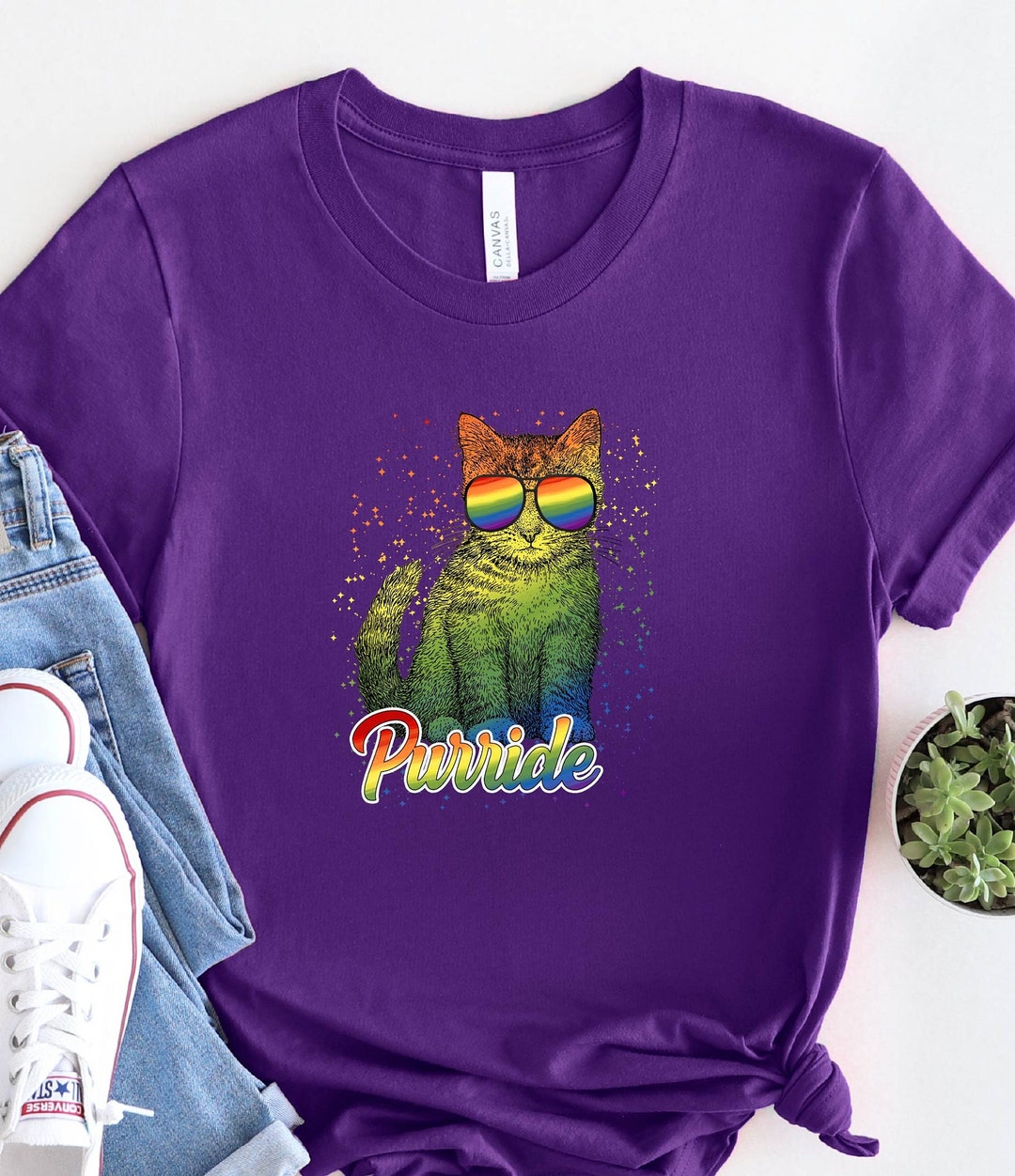 LGBT Cat Tshirts Animal Lover Shirts Animal Lover Gift - Etsy