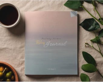 21-Day Anxiety and Stress Relief Journal | Mental Health Workbook | Guided Self-Care Diary | Healing Journal | Mindfulness & Reflection PDF
