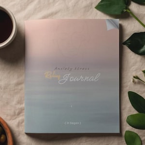 21-Day Anxiety & Stress Relief Journal | Self-Care Workbook | Mindfulness Journal | Printable PDF | Mental Health and Reflection