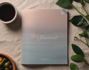 21-Day Anxiety & Stress Relief Journal | Self-Care Workbook | Mindfulness Journal | Printable PDF | Mental Health and Reflection