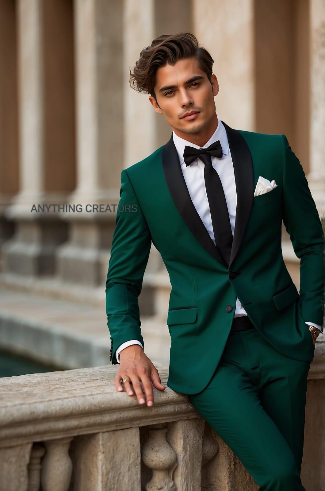 Emerald Green Esmoquin Verde Traje De Hombre Verde Esmeralda Mens