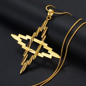 Beautiful Habesha Cross Pendant Necklaces - Gold-Plated / Necklace / Ethnic / Ethiopian / Eritrean / African Design