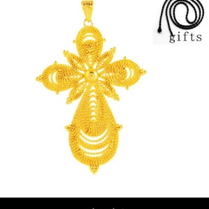 Beautiful Habesha Cross Pendant Necklaces for Women/Men Eritrea / Ethiopian /& African Design.