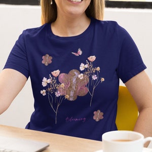 Pressed Flower Shirt, Wild Flower Shirt, Flower Shirt, Cottage Core Shirt, Wild Flower Shirt, Wild Flower Shirts, Cottagecore Shirt