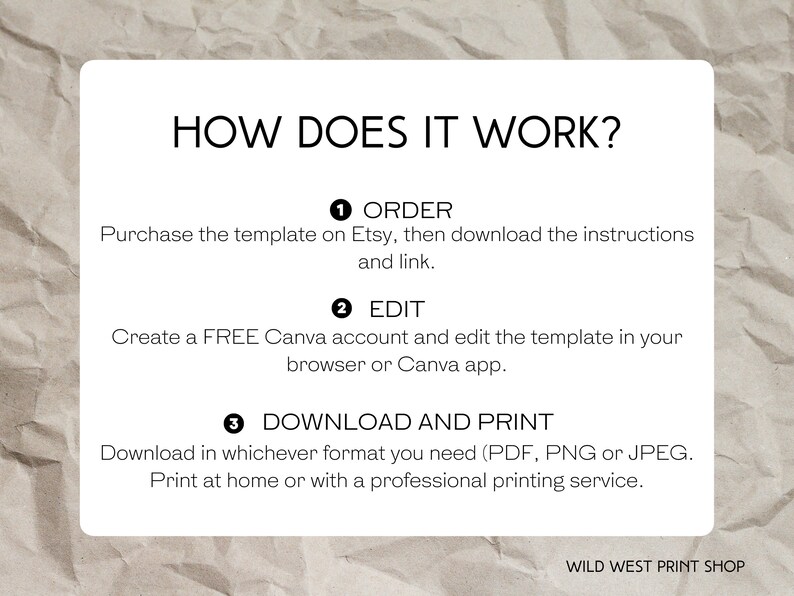 Retro Business Card Template, Printable Business Card Design, Modern ...