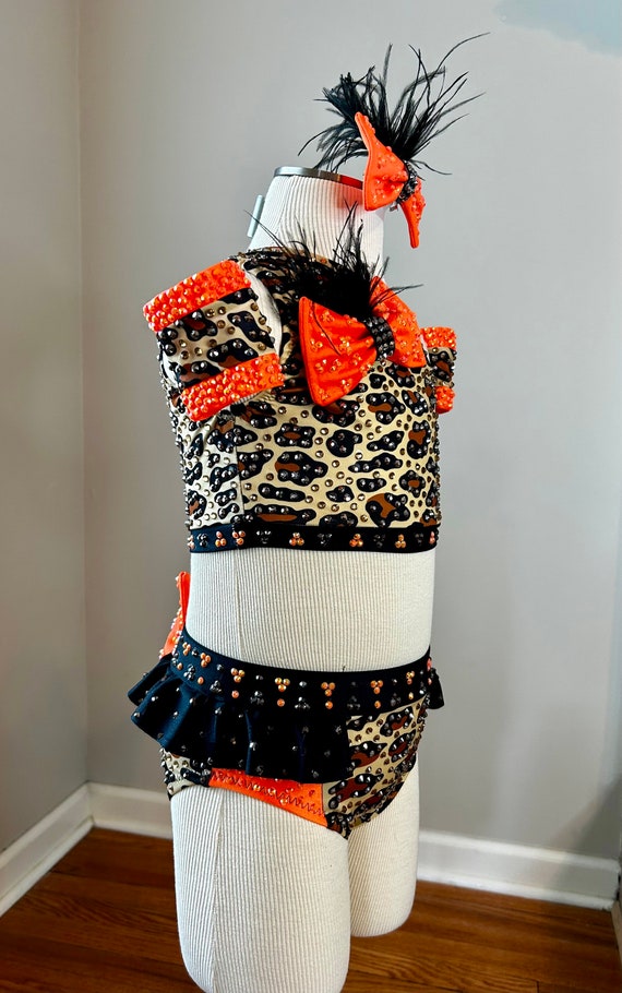 Ready to Ship : Custom Jazz Dance Costume Child Size 4 XS