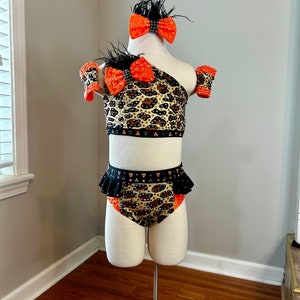 Ready to Ship : Custom Jazz Dance Costume Child Size 4 XS