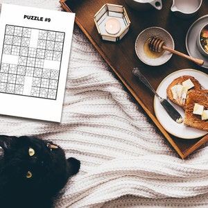 PRINTABLE Sudoku Puzzles Extra Hard Sudoku Puzzles with Solutions | Samurai Sudoku | Vol 1 image 3