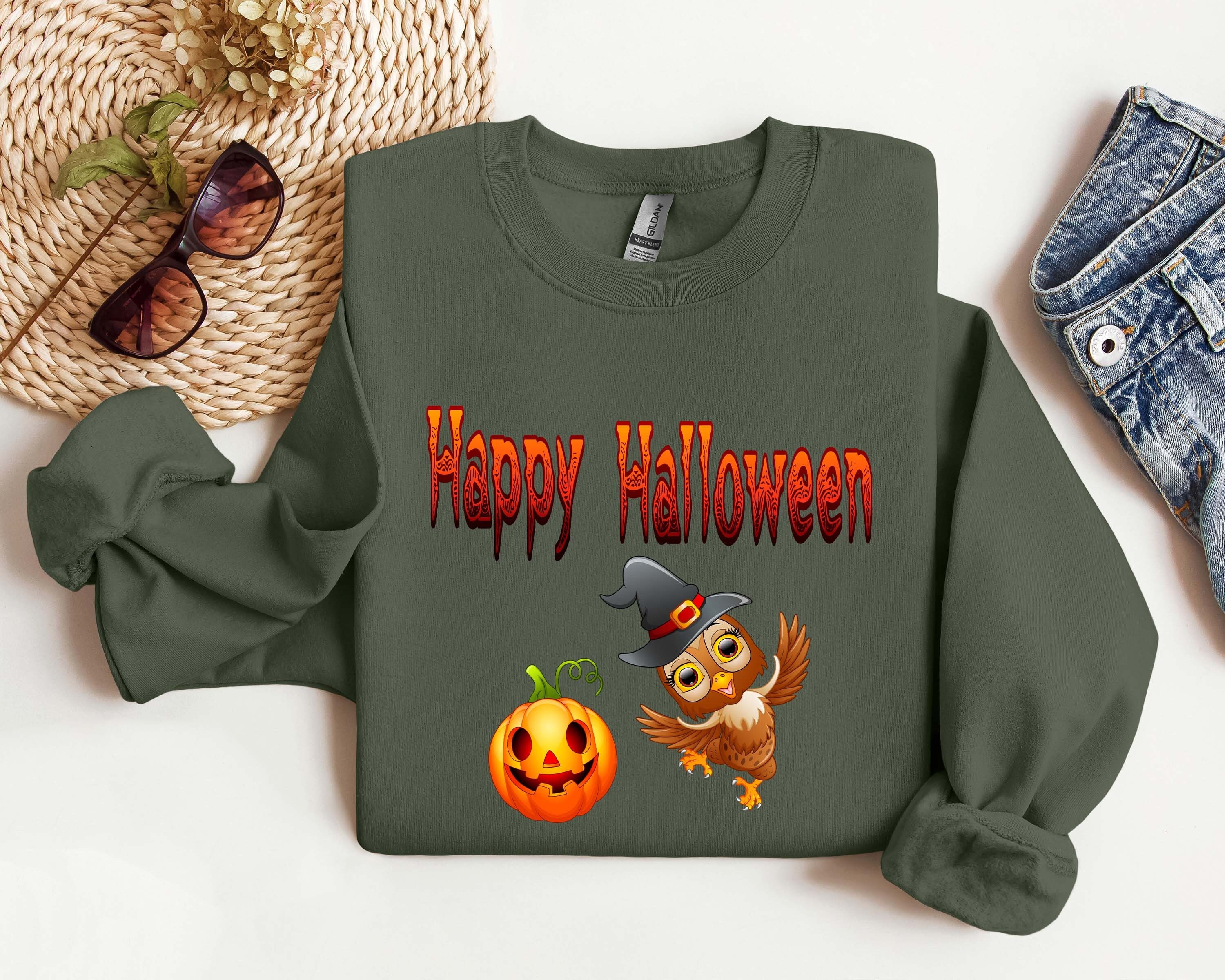 Happy Halloween Shirts, Halloween Owl Shirts, Halloween Pumpkin Shirts, Halloween Party, Halloween S