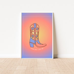 Digital Print, Swiftie, Cowboy Like Me, Girly Print, Wall Art, Preppy Wall Art, Dorm Room Decor, Girls gift