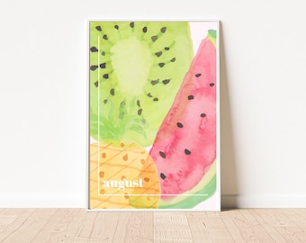 Digital Print, Swiftie, August, Girly Print, Wall Art, Dorm Room Decor, Girls gift,