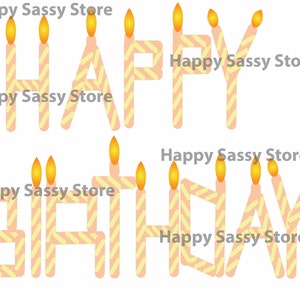 pack of 6 5x7 birthday candles with envelopes