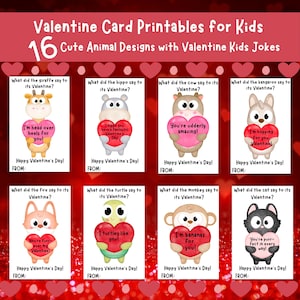 Valentine Card Printable Cards for Kids Valentine Jokes Valentine Cards Funny Valentine Day Jokes for Kids Class Valentine Exchange for kids