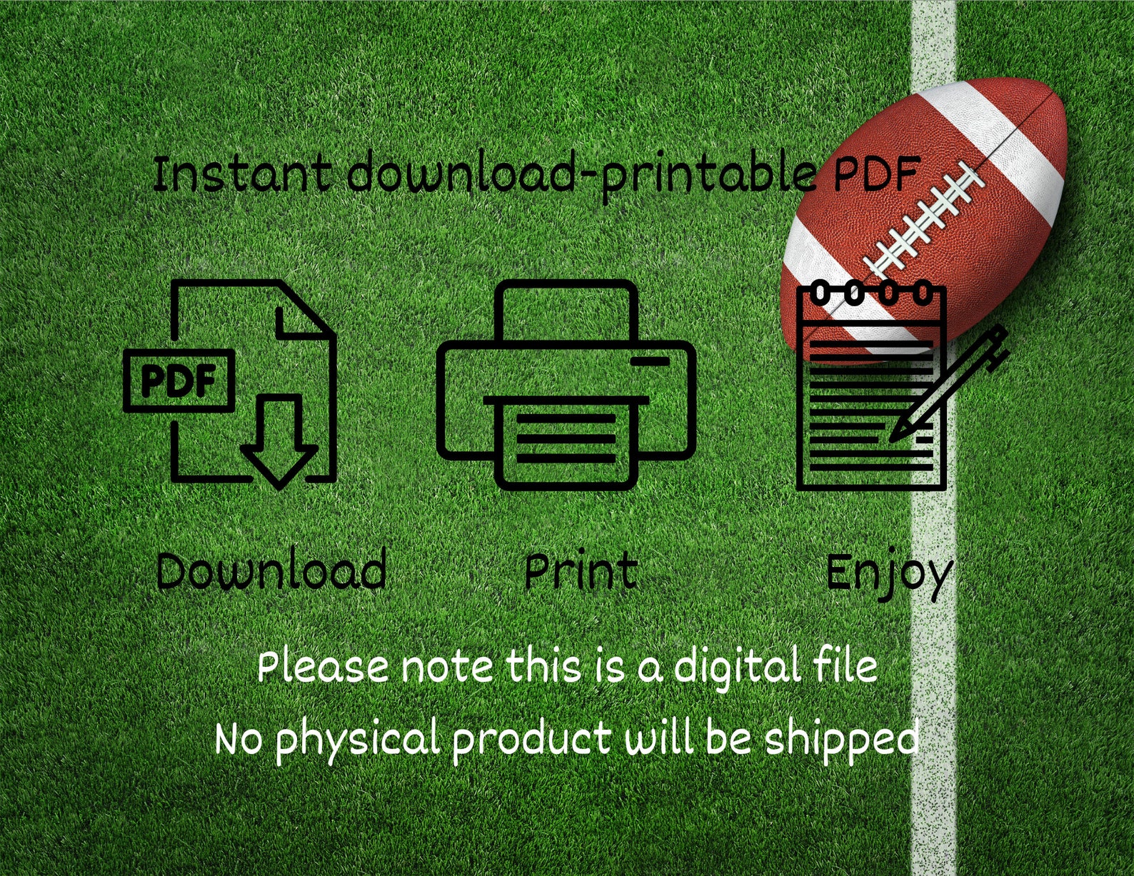 Football Squares Printable, Football Square Fundraiser, 100 Square ...