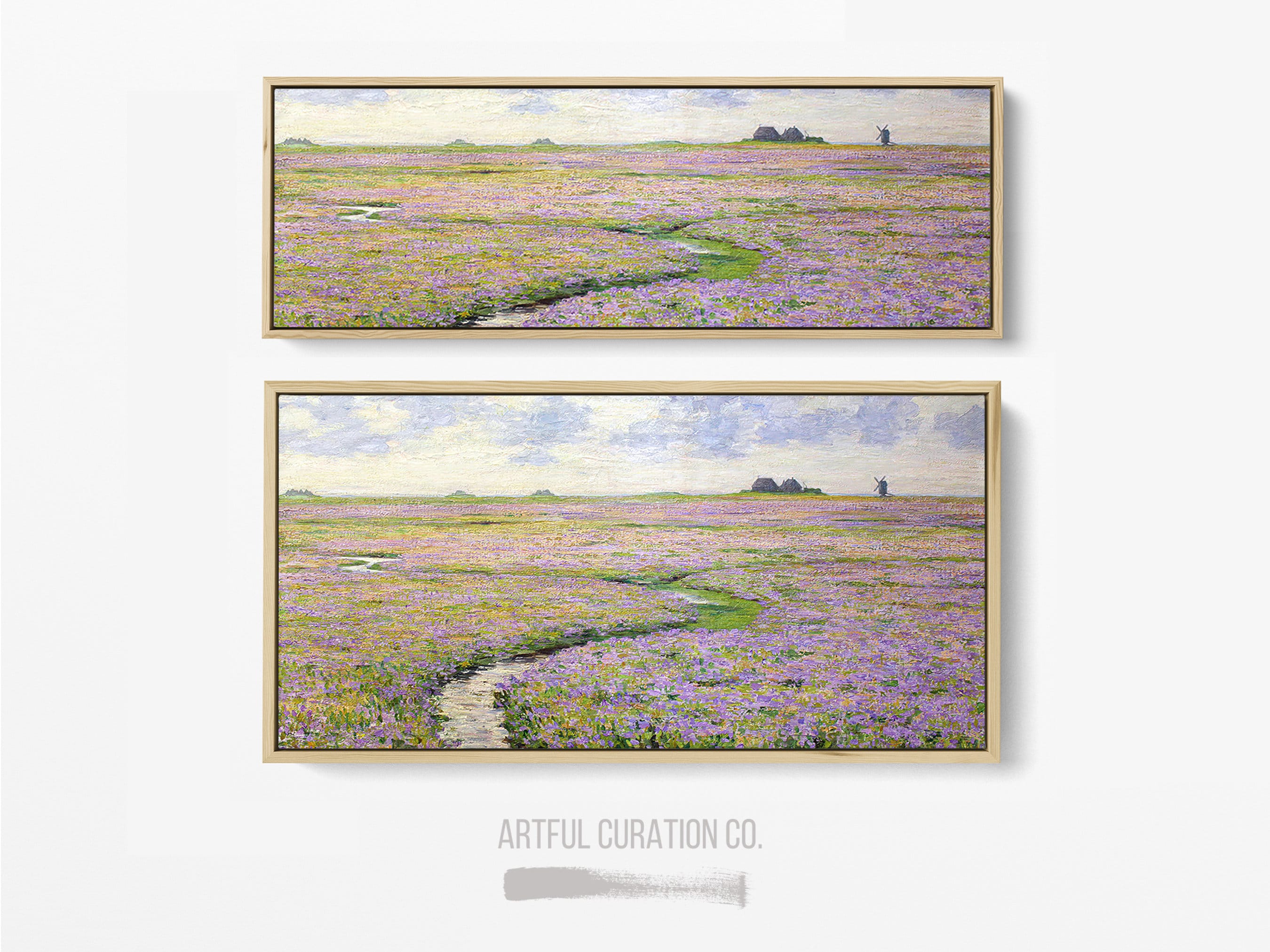 Wildflower Field Print Wall Art Canvas Print Framed & Unframed ...