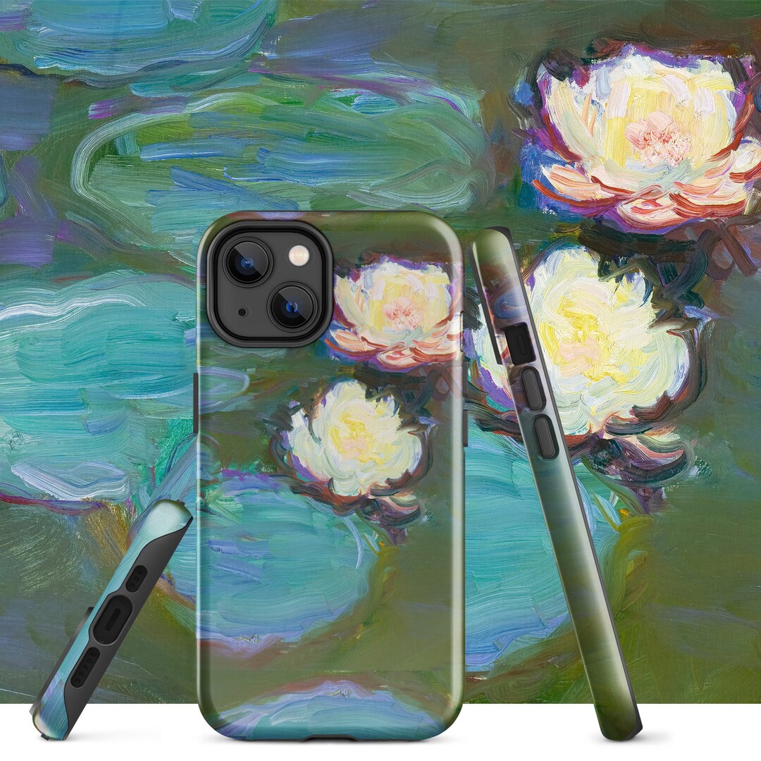 Claude Water Lilies Floral iPhone Case Phone Case Impact