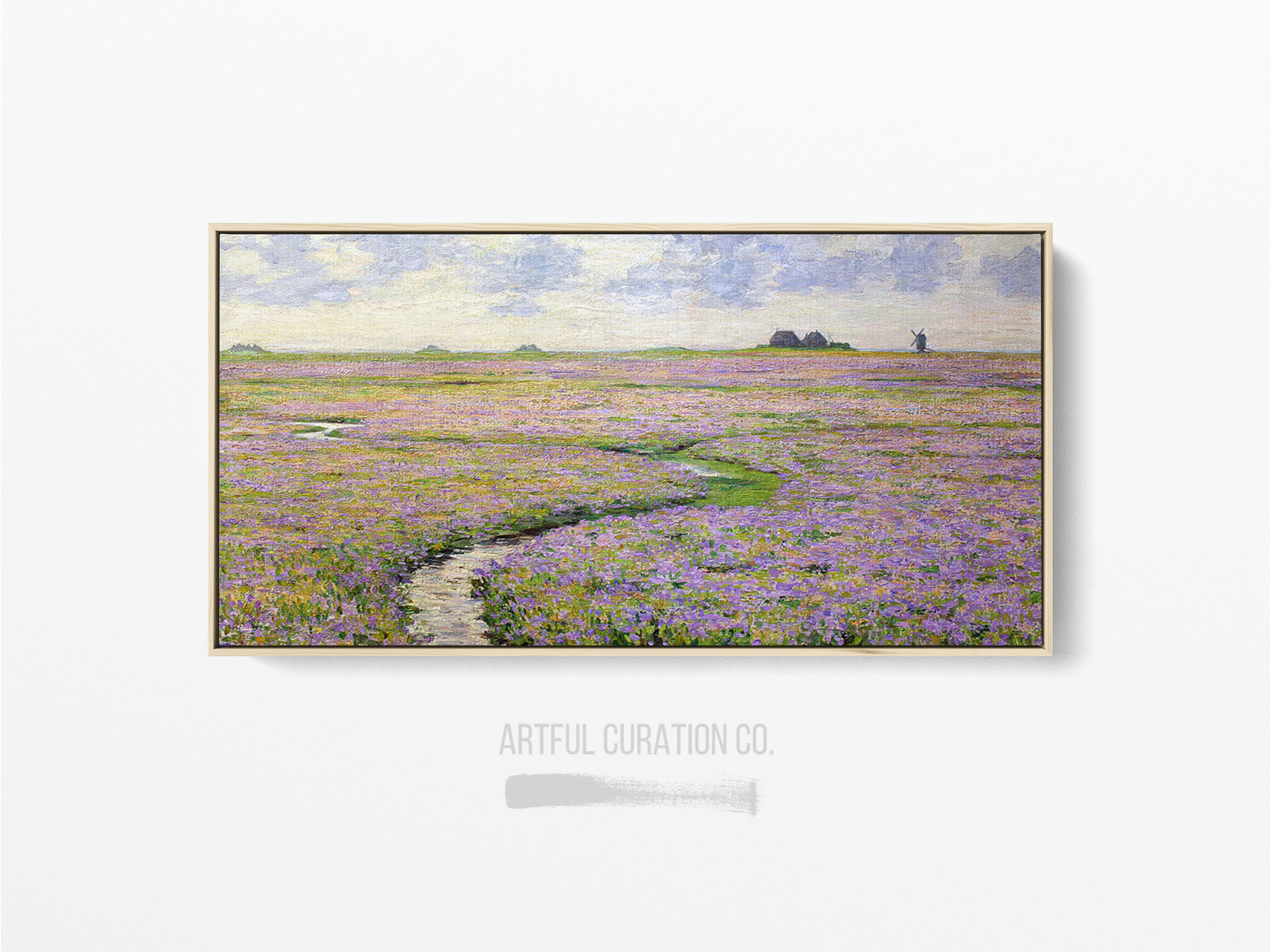 Wildflower Field Print Wall Art Canvas Print Framed & Unframed ...