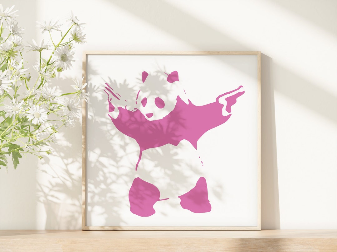 Banksy Wall Art Panda Print Premium Banksy Print Giclee on - Etsy