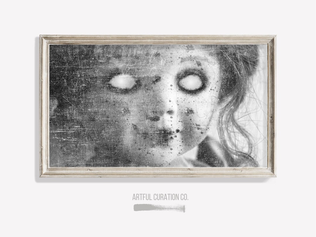 Frame Tv Halloween Art for Samsung Tv Creepy Tv Art Download Etsy