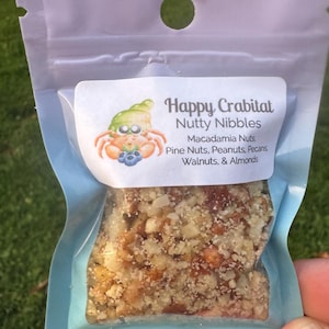 Nutty Nibbles Mixed Nuts for Hermit Crabs (Contains 5 types of nuts!)
