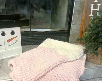 Coperta in ciniglia, filato in ciniglia grosso, coperta a maglia a braccio, coperta a maglia grossa, coperta super grossa, coperta da lancio, coperta